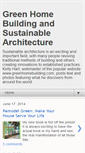 Mobile Screenshot of blog.greenhomebuilding.com